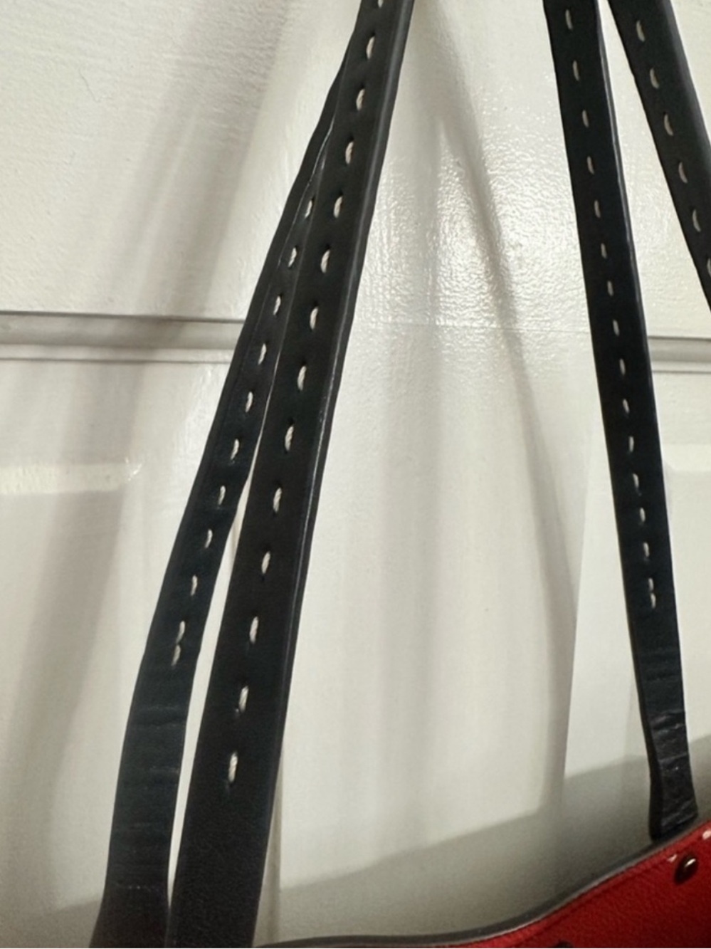 Tory Burch Kerrington Black & White Striped Square Tote - Picture 3 of 16